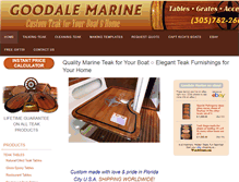 Tablet Screenshot of goodalemarine.com